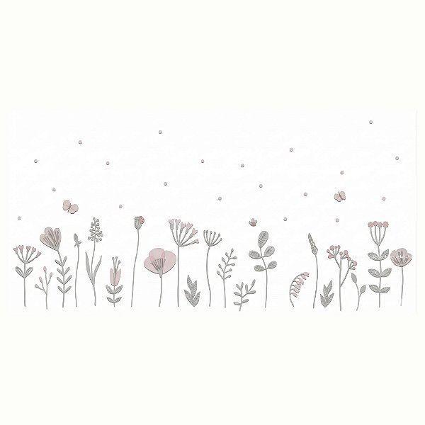 Painel Decorativo Infantil Maior Para Parede - Flora - 105010