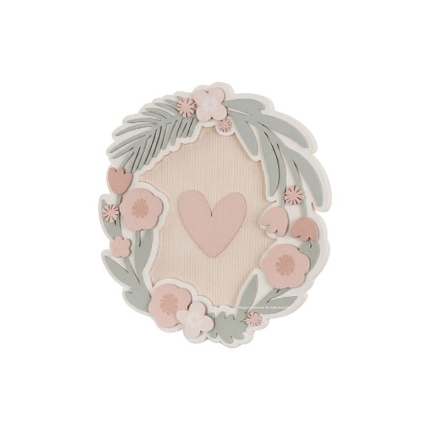 Quadro Avulso P Decorativo Infantil Floral - Flora - 105025