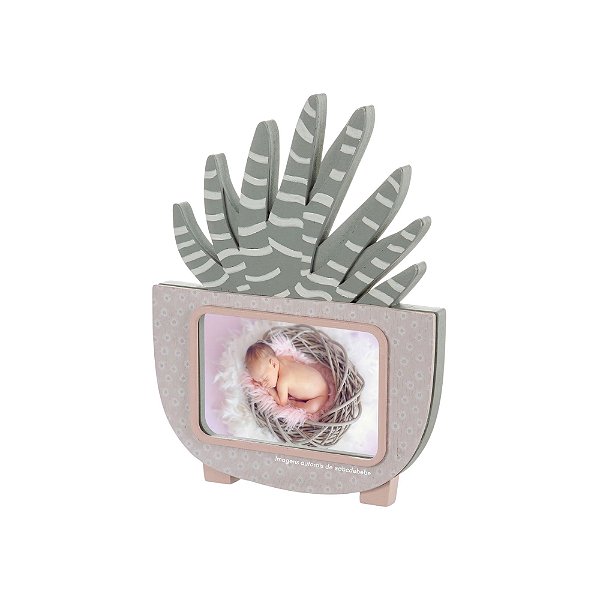 Porta Retrato Decorativo Infantil Suculenta - Flora - 105071
