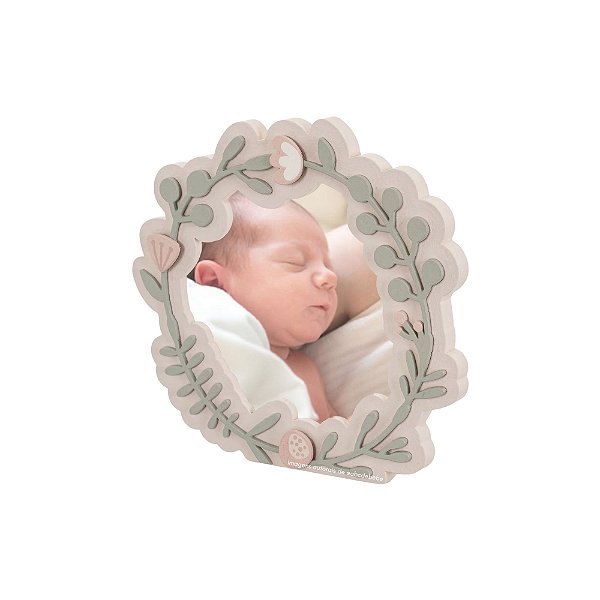Porta Retrato Decorativo Infantil Guirlanda - Flora - 105074