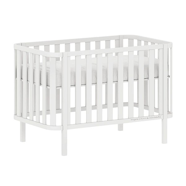 Berço 2 Em 1 Softy - Branco