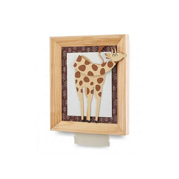 Quadrinho Porta-Maternidade Personalizado Tema Zoológico - Zoo - 72020 - Personalizado
