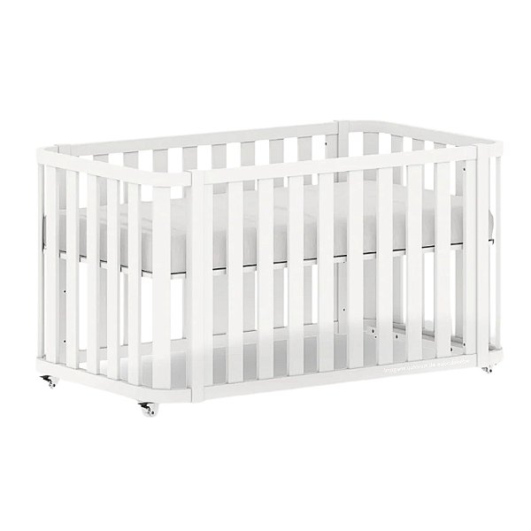 Berço Americano 2 em 1 Loop - Branco