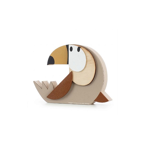 Enfeite Decorativo Para Prateleira Tucano - Zoo - 72030