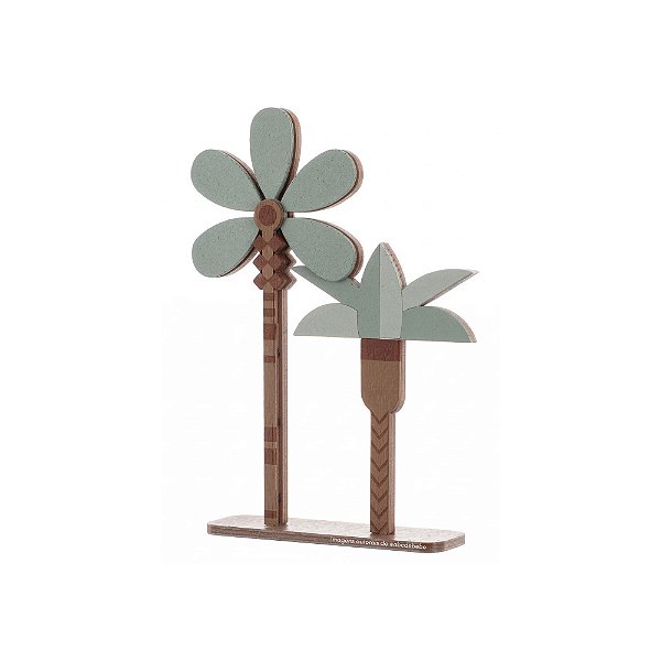 Enfeite Decorativo Para Prateleira Coqueiros - Zoo - 72031