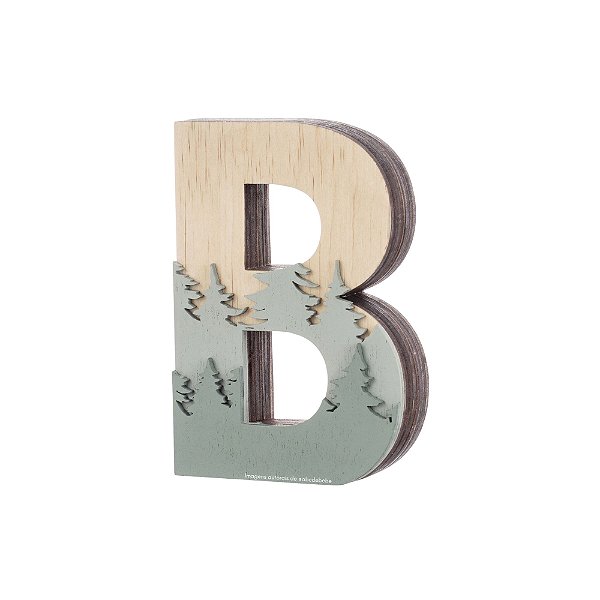 Inicial Decorativa Infantil Personalizada Para Prateleira - Zoo - 72100 - Personalizado