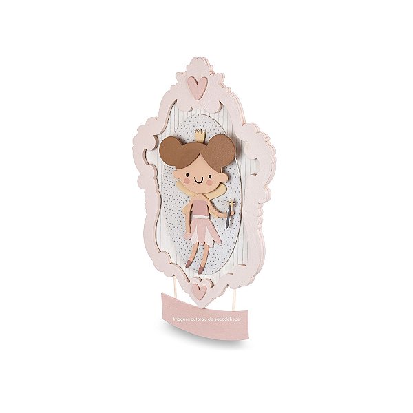 Quadrinho Porta-Maternidade Personalizado Com Nome - Princess - 100020 - Personalizado