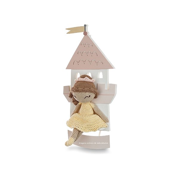 Quadro Amigurumi Castelo Personalizado - Princess - 100027 - Personalizado