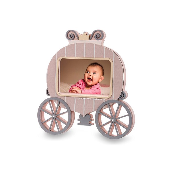 Porta-Retrato Decorativo Carruagem - Princess - 100071