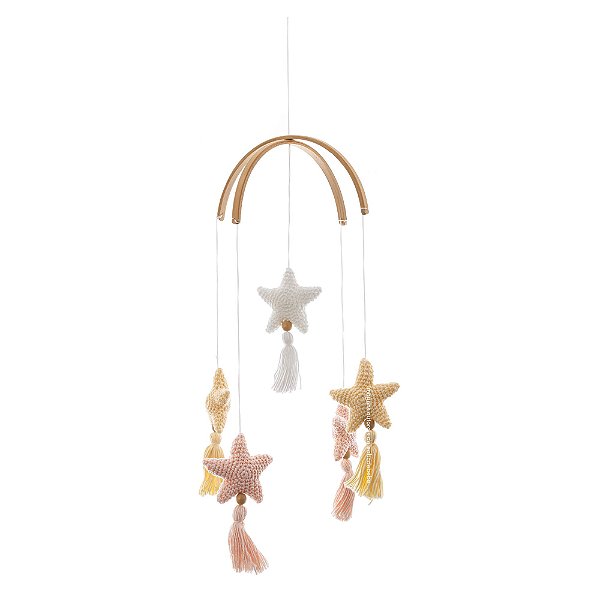 Móbile Em Crochê Com Estrelas - Princess - 100110