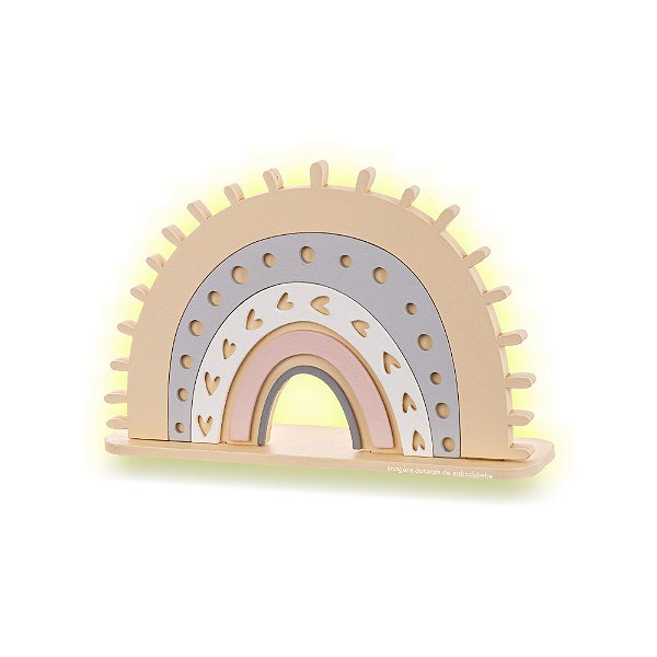 Luminária Decorativa De Mesa Arco-Íris - Princess - 100143