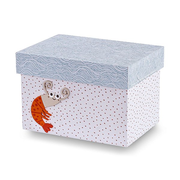 Caixa Organizadora Infantil Fundo Do Mar P - Mar - 77060