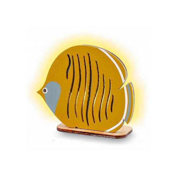 Luminária Decorativa De Mesa Peixe Infantil - Mar - 77142