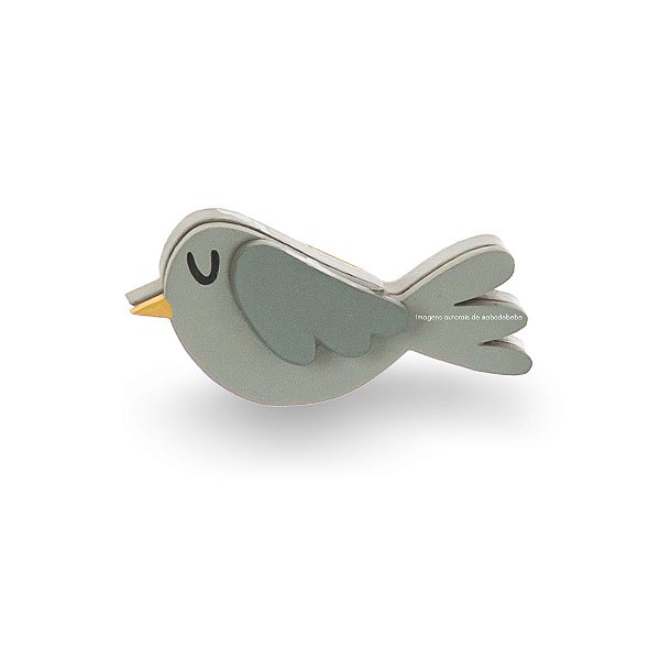 Cabideiro Infantil Unitário Passarinho Decorativo - Música - 101121