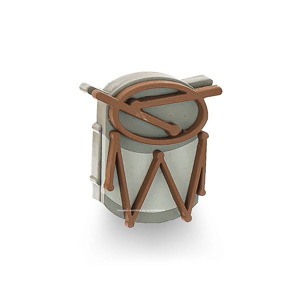 Cabideiro Infantil Unitário Tambor Decorativo - Música - 101123