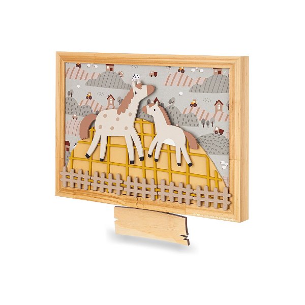 Quadrinho Porta Maternidade Personalizável - Fazendinha - 97020 - Personalizado