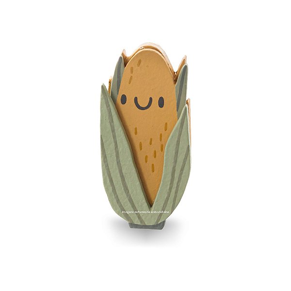 Cabideiro De Parede Unitário Decorativo Infantil Milho - Fazendinha - 97123