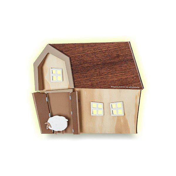 Luminária De Parede Decorativa Infantil Celeiro - Fazendinha - 97141