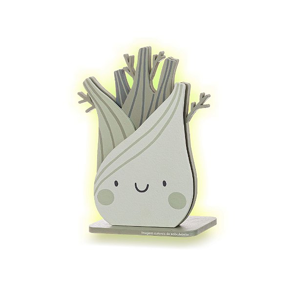 Luminária De Mesa Infantil Decorativa Alho Poró - Fazendinha - 97143