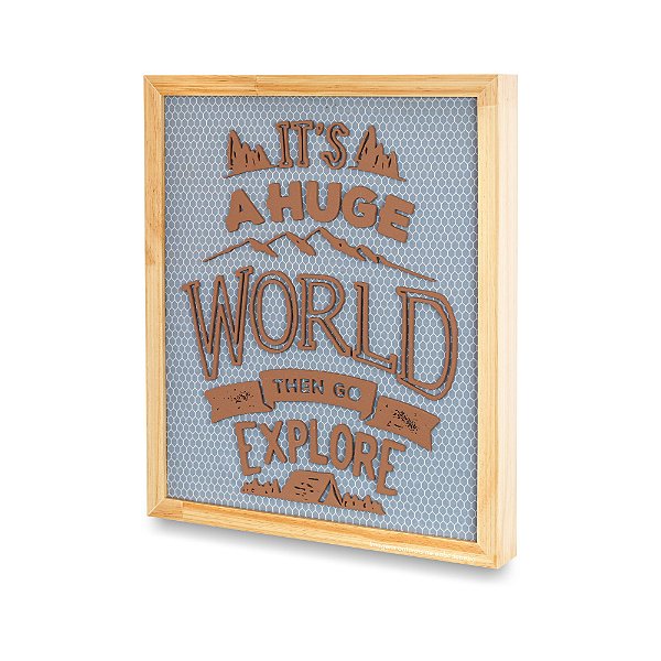 Quadro Decorativo Infantil Frase Inspiradora - Voar - 95024