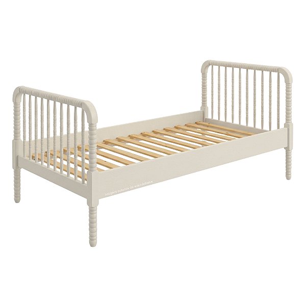 Cama Babá Dot Em Madeira Maciça - Com Ou Sem Cama Auxiliar - Areia