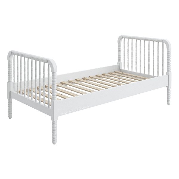 Cama Babá Dot Em Madeira Maciça - Com Ou Sem Cama Auxiliar - Branco