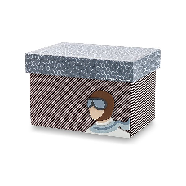 Caixa Decorativa Para Quarto De Bebê P - Voar - 95060