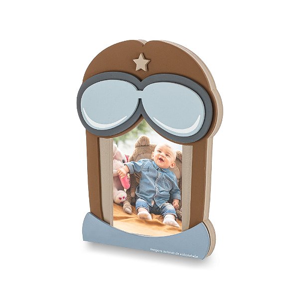 Porta-Retrato Decorativo Infantil Aviador - Voar - 95074
