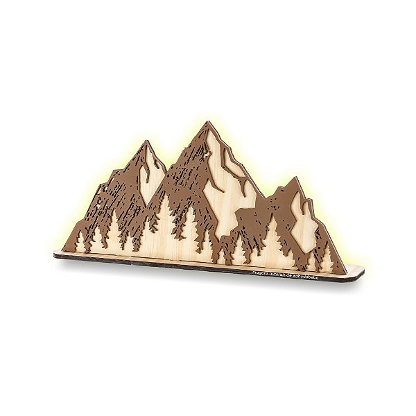 Luminária Decorativa De Mesa Montanha - Voar - 95141