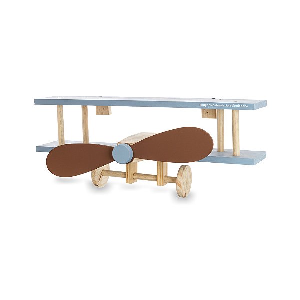 Enfeite De Prateleira Decorativa Avião - Voar - 95600