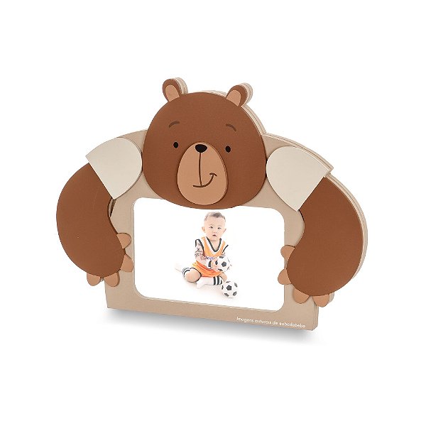 Porta Retrato Urso Decorativo - Futebichos - 104070