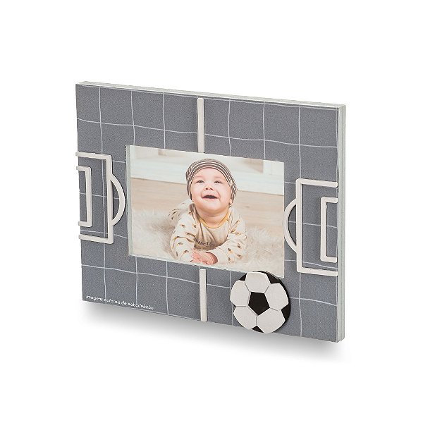 Porta Retrato Decorativo Campo De Futebol - Futebichos - 104071