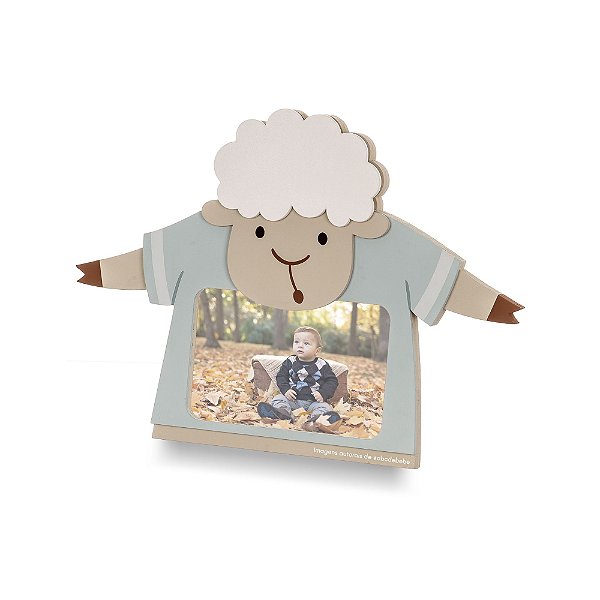 Porta Retrato Decorativo Carneiro - Futebichos - 104074