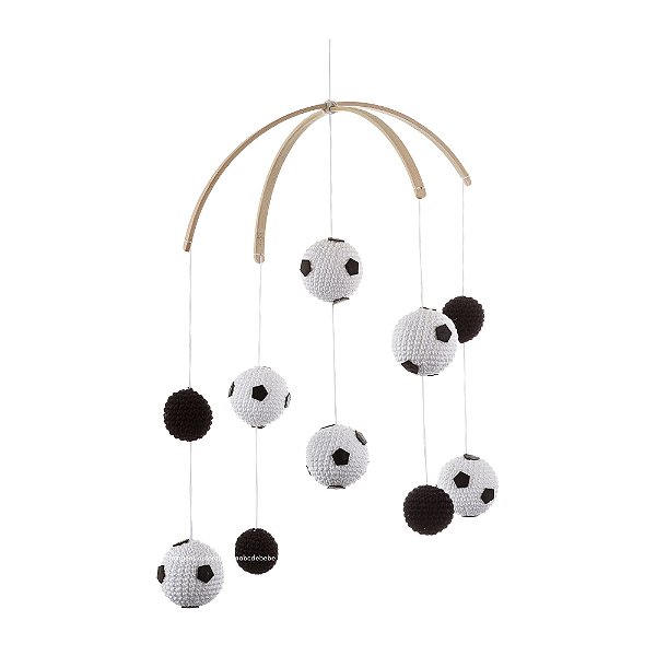 Móbile Amigurumi Decorativo Para Berço - Futebichos - 104110
