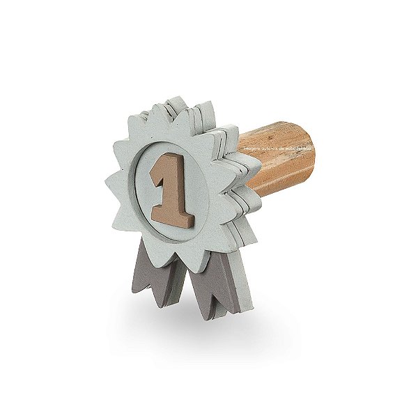 Cabideiro Unitário Decorativo Infantil Prêmio - Futebichos - 104122