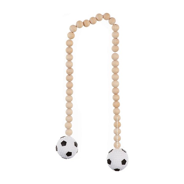 Cordão De Berço Decorativo Infantil Bola De Futebol - Futebichos - 104300
