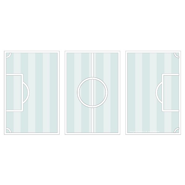 Boiserie Decorativa Infantil Campo De Futebol - Futebichos - 104603