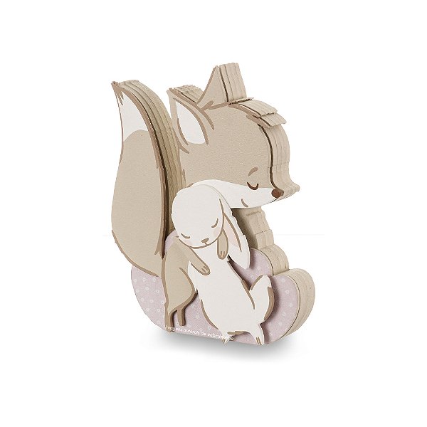 Enfeite Decorativo Infantil Abraço Raposa - Meu Mundo - 106031