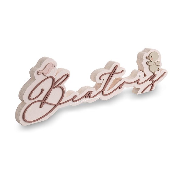 Enfeite Decorativo Infantil Personalizável Menina - Meu Mundo - 106034 - Personalizado