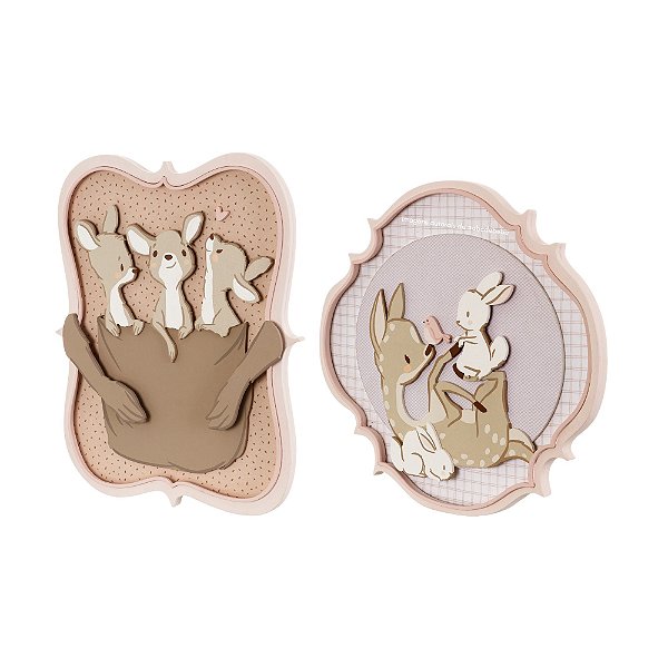 Kit 2 Quadros Decorativos Infantil - Meu Mundo - 106050