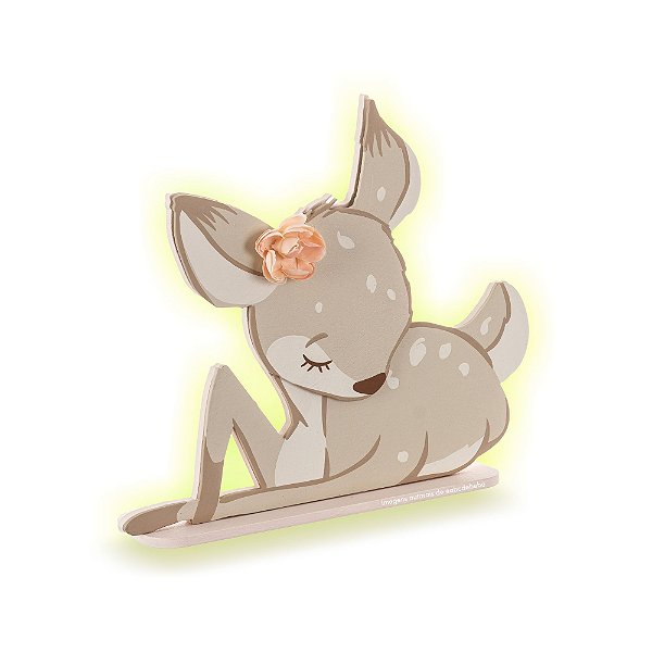 Luminária Decorativa De Mesa Bambi - Meu Mundo - 106141