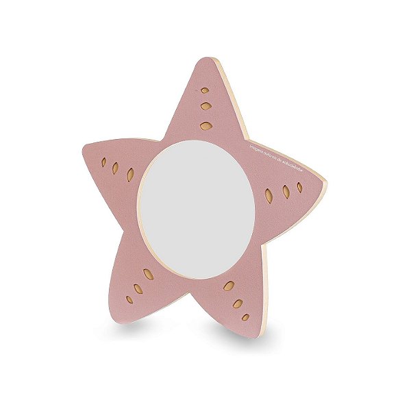 Quadro Decorativo Infantil Estrela Com Espelho - 78503