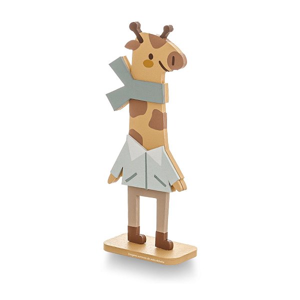 Enfeite Decorativo Girafa Para Prateleira De Quarto Infantil - Transportes - 108033