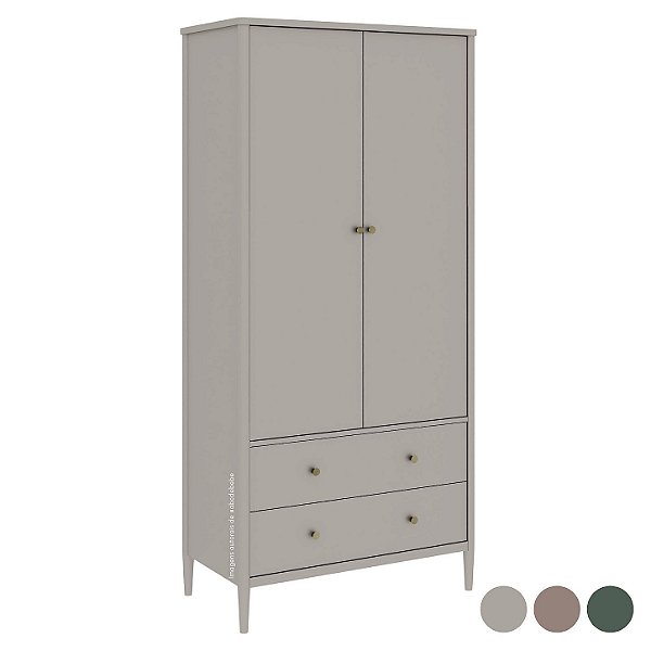 Guarda-Roupa Sora - 2 Portas - Cores