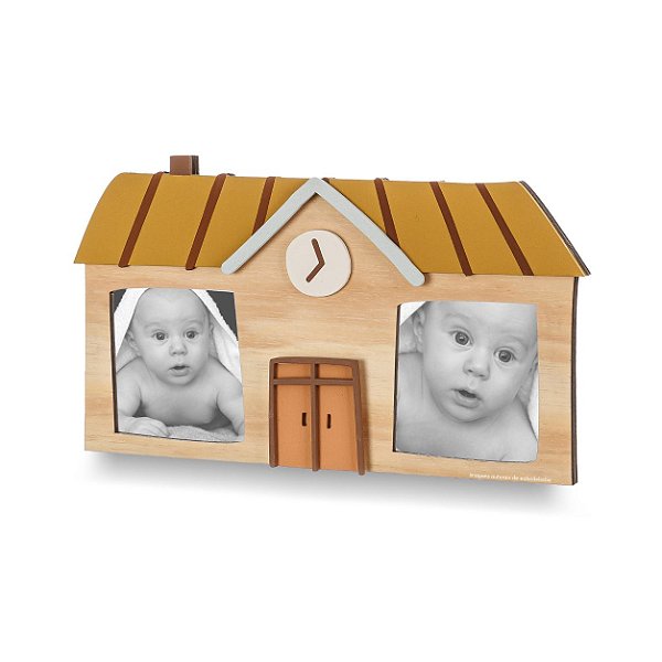 Porta-Retrato Infantil Casinha Para Decoração De Quarto De Bebê - Transportes - 108071