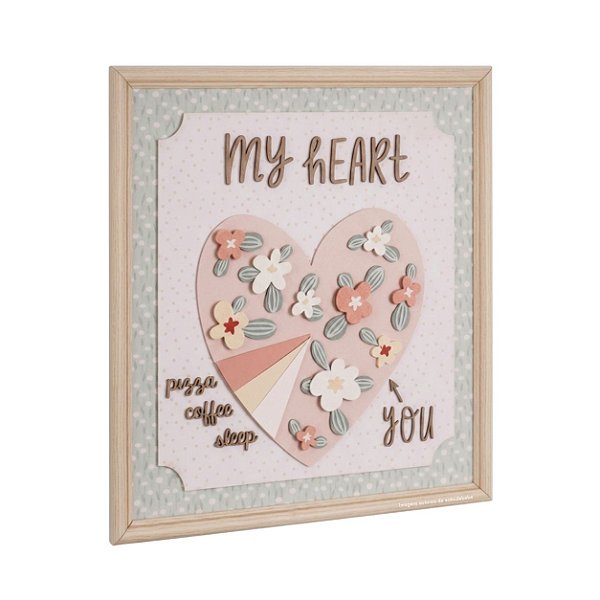 Quadro Avulso Decorativo Infantil Flores G - Margaridas - 112023