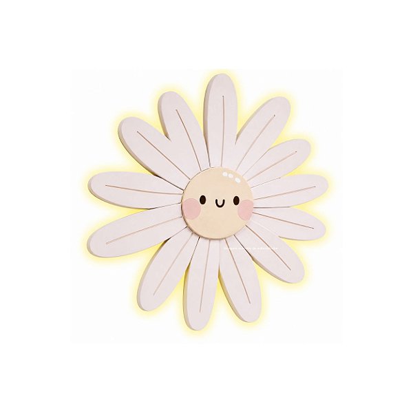 Luminária Infantil Decorativa De Parede Margarida - Margaridas - 112143