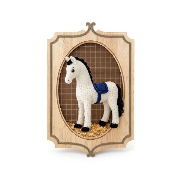 Quadro Decorativo Infantil Cavalo Amigurumi - Cavalos - 113028