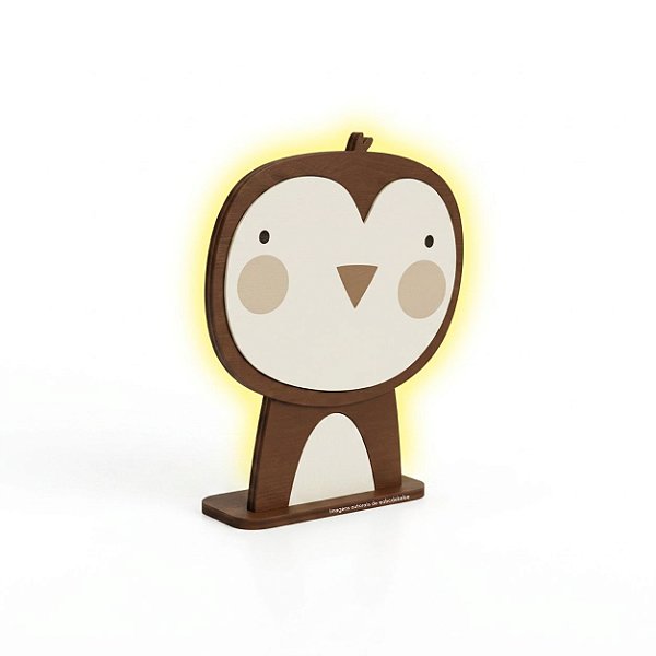 Luminária Decorativa Infantil De Mesa Pinguim - Bichos Baby II - 114041