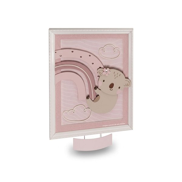 Porta Maternidade Arco-Íris Com Coalinha Personalizável - Fofura - 117020 - Personalizado